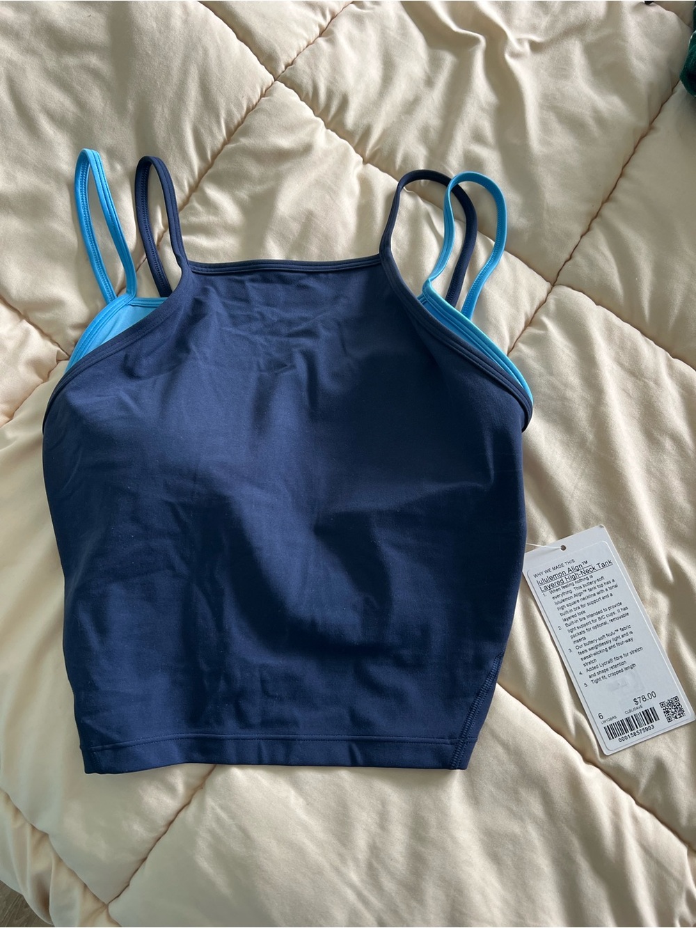 Lululemon align layered high neck tank